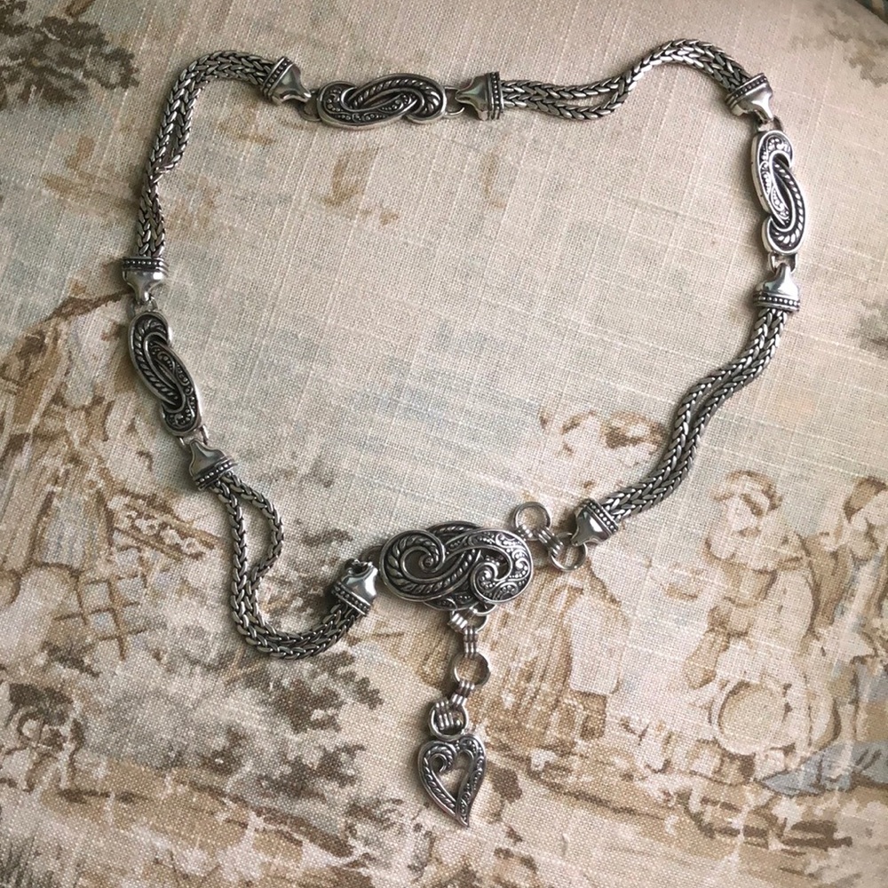 Brighton silver chain belt. Like new.